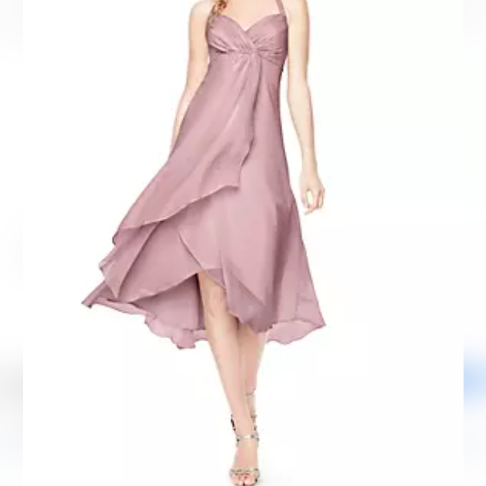 Alfred Angelo Y2K High Low Chiffon Empire Waist Dress